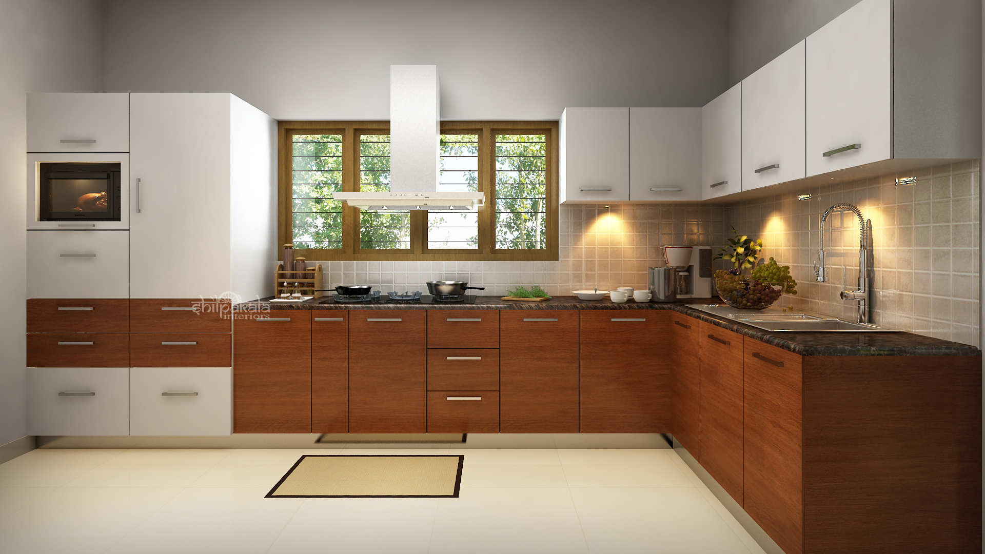 Modern Interior Kitchen Design Ideas : Kitchen Interior Modern 3d Model ...